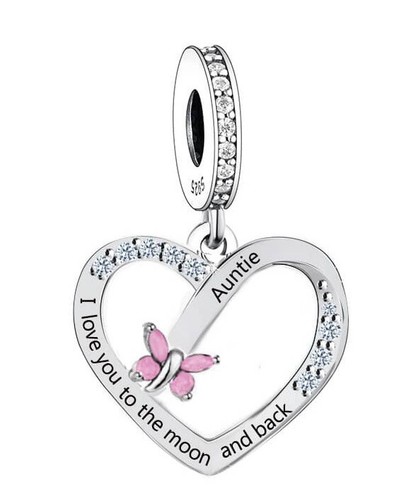 Charm zia farfalla - charm,