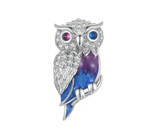 Charm occhi di gufo - charm,