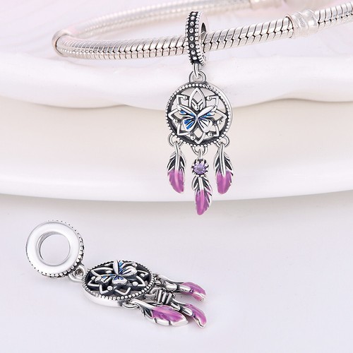 Charm farfalla piuma - charm,