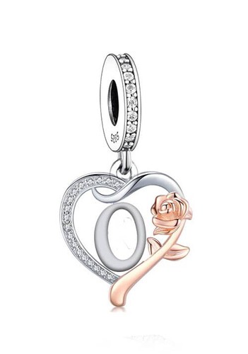Ciondolo cuore rosa in - cuore,