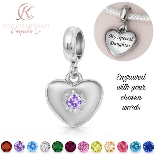 Charm pietra nascita argento - charm,