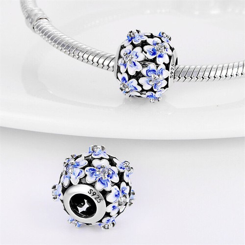 Charm blu margherita - , fiore